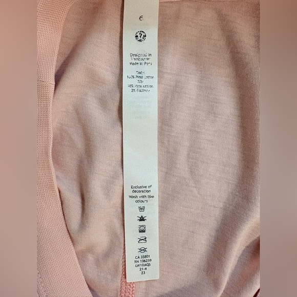 lululemon athletica Light Pink Tank Tee - Picture 4 of 5
